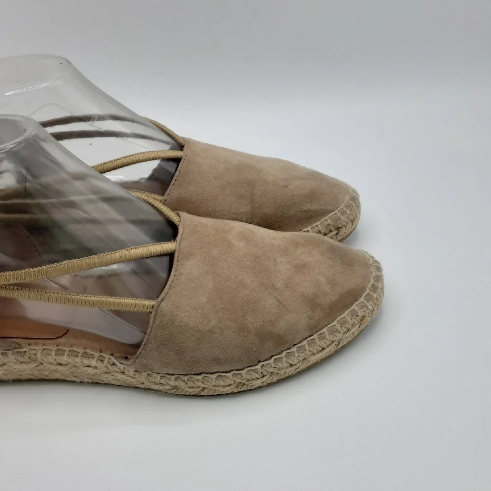 Kanna Espadrille Suede Platform Boho Sandal.